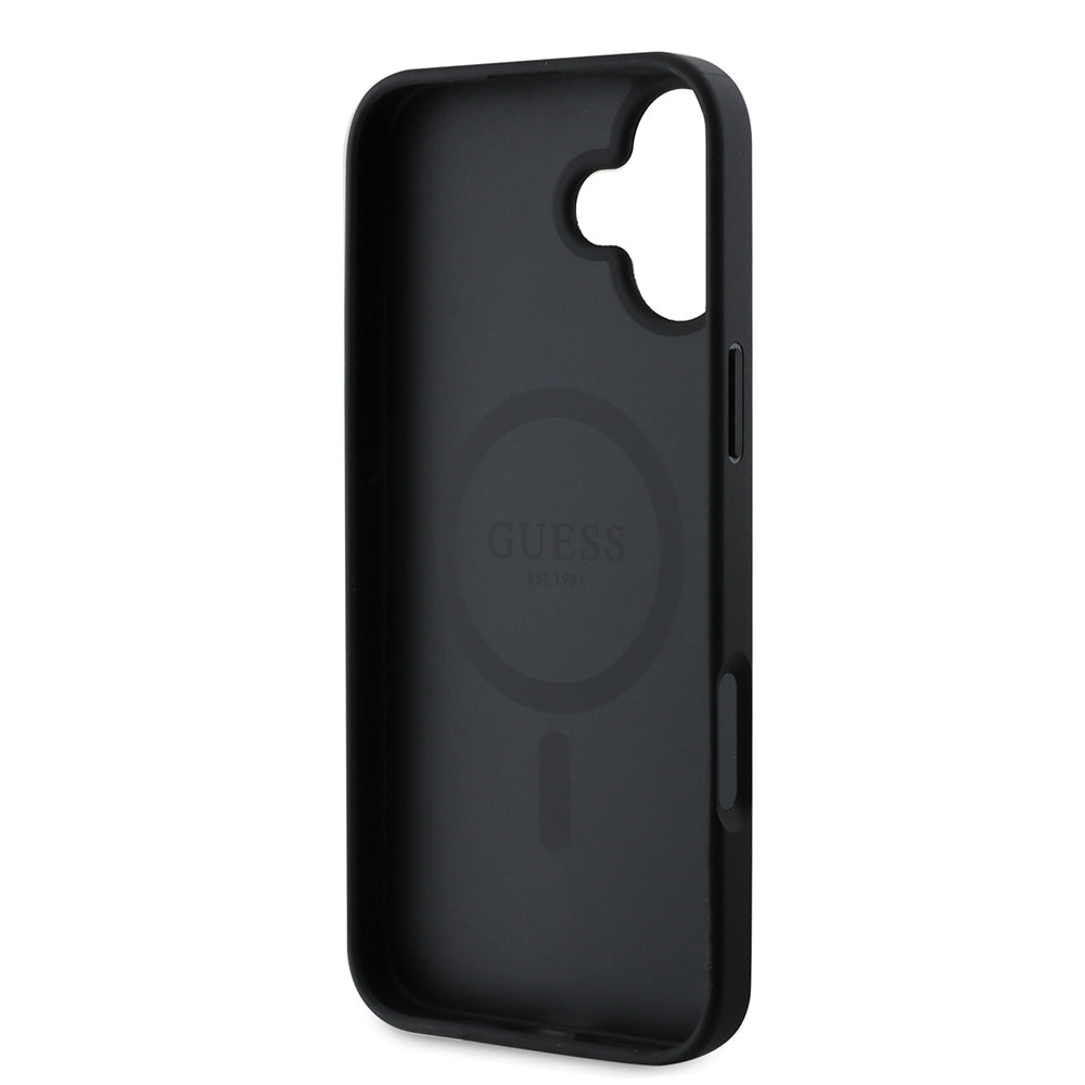 Apple iPhone 16 Plus Guess Orjinal Lisanslı Kılıf + Ekran Koruyucu + Lens Koruyucu 3in1 Aksesuar Seti Pembe