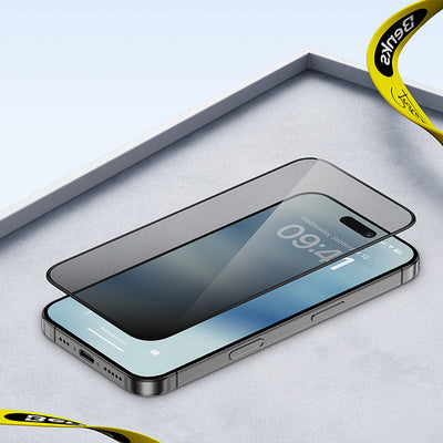 Apple iPhone 16 Plus Hidrofobik Ve Oleofobik Özellikli Benks Privacy Air Shield 0.4mm Ekran Koruyucu 10'lu Paket Şeffaf