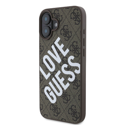 iPhone 16 Plus Kılıf Guess Orjinal Lisanslı Big Love Guess Kılıf