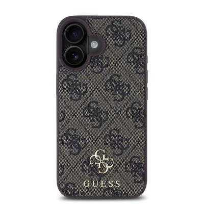Apple iPhone 16 Plus Kılıf Guess Orjinal Lisanslı Magsafe Şarj Özellikli Small 4G Classic Kapak Pembe