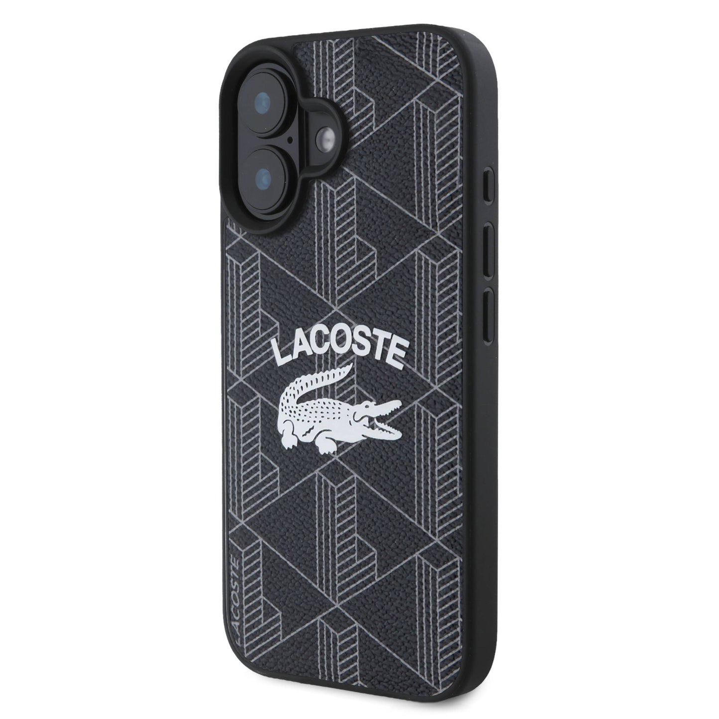 iPhone 16 Plus Kılıf Lacoste Orjinal Lisanslı M-safe Şarj Özellikli Mono Vintage Logo Kılıf