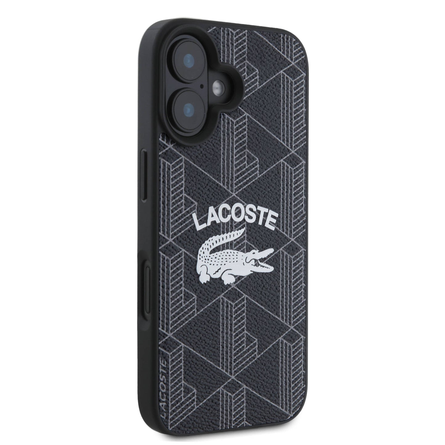 iPhone 16 Plus Kılıf Lacoste Orjinal Lisanslı M-safe Şarj Özellikli Mono Vintage Logo Kılıf