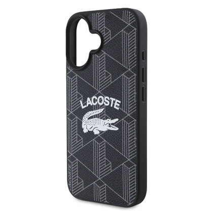 iPhone 16 Plus Kılıf Lacoste Orjinal Lisanslı M-safe Şarj Özellikli Mono Vintage Logo Kılıf
