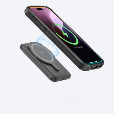Apple iPhone 16 Plus Kılıf Magsafe Şarj Özellikli 1500D Aramid Fiber Amazingthing Titan Max Serisi Kapak Siyah