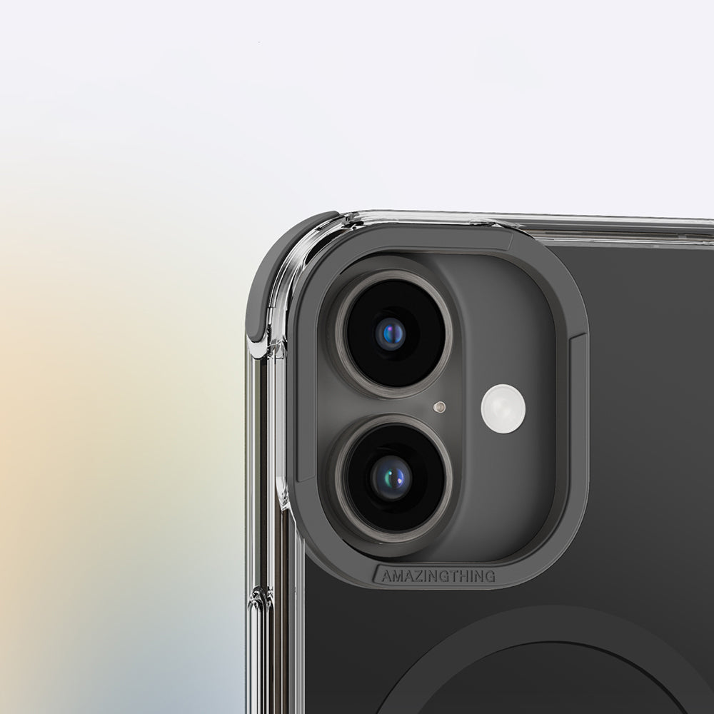 Apple iPhone 16 Plus Kılıf Magsafe Şarj Özellikli Amazingthing Omni Serisi Kapak Pembe