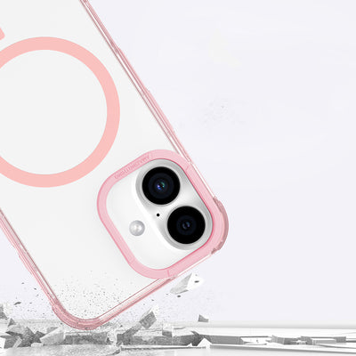 Apple iPhone 16 Plus Kılıf Magsafe Şarj Özellikli Amazingthing Omni Serisi Kapak Pembe