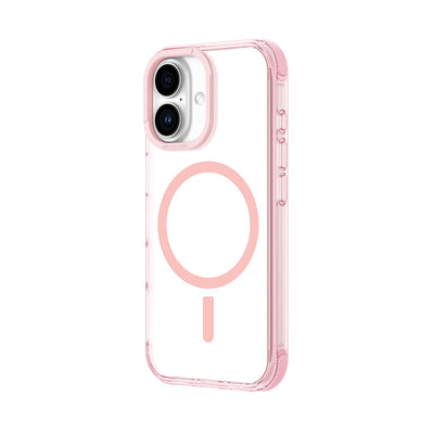 Apple iPhone 16 Plus Kılıf Magsafe Şarj Özellikli Amazingthing Omni Serisi Kapak Pembe