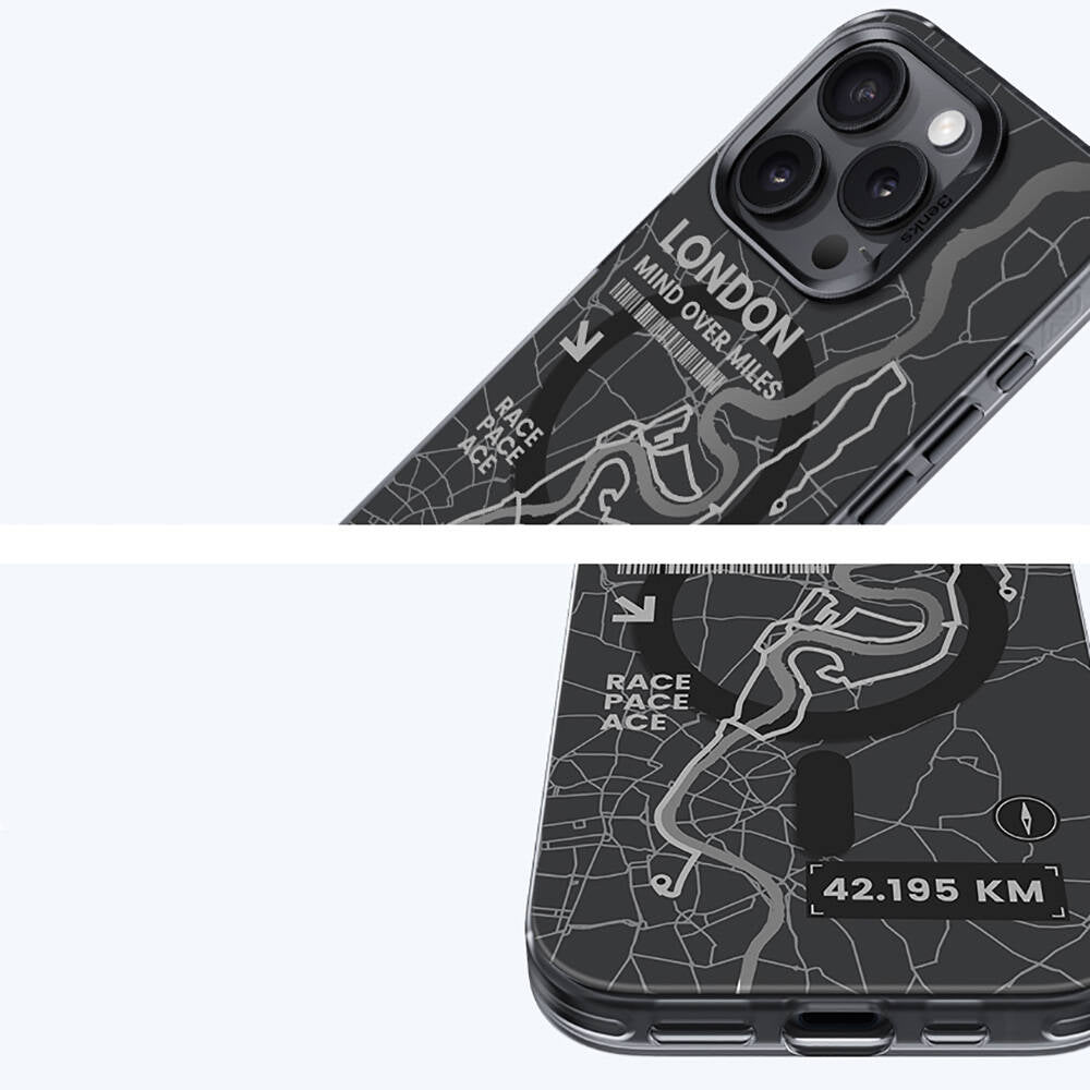 Apple iPhone 16 Plus Kılıf Magsafe Şarj Özellikli Benks City Serisi Kapak Mavi