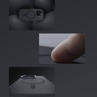 Apple iPhone 16 Plus Kılıf Magsafe Şarj Özellikli Benks Mist Protective Kapak Siyah
