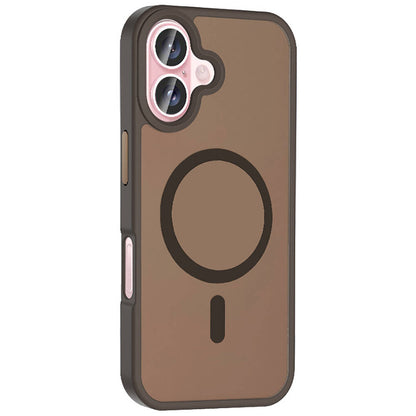 iPhone 16 Plus Kılıf M-safe Şarj Özellikli Mat Arka Yüzey Zore Sio Kılıf