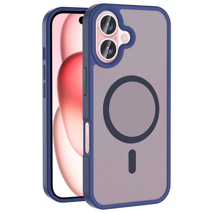 iPhone 16 Plus Kılıf M-safe Şarj Özellikli Mat Arka Yüzey Zore Sio Kılıf