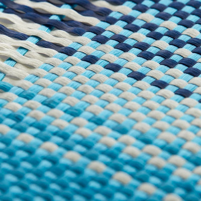 Apple iPhone 16 Plus Kılıf Magsafe Şarj Özellikli Aramid Fiber Pitaka Tactile Woven Sunset-Moonrise Serisi Moonrise Kapak Mavi