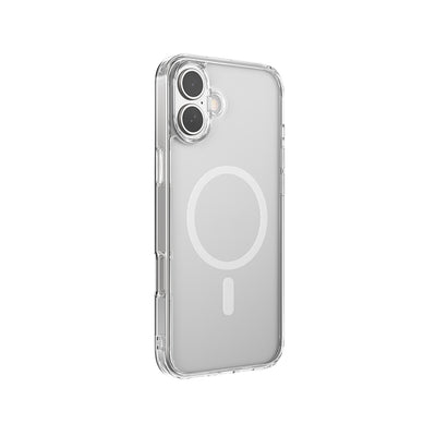 Apple iPhone 16 Plus Kılıf M-safe Şarj Özellikli Raptic Crystal M-safe Serisi Şeffaf Kapak Şeffaf