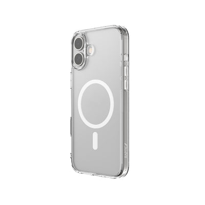 Apple iPhone 16 Plus Kılıf M-safe Şarj Özellikli Raptic Crystal M-safe Serisi Şeffaf Kapak Şeffaf
