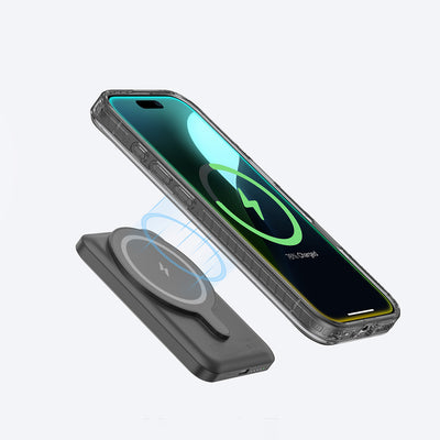Apple iPhone 16 Plus Kılıf Magsafe Şarj Özellikli Standlı Amazingthing Titan Pro Plus Kapak Siyah