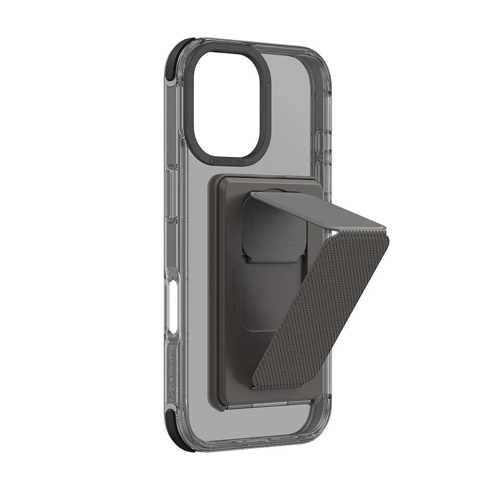 iPhone 16 Plus Kılıf M-safe Şarj Özellikli Standlı Set Amazingthing Omni Adventure Serisi Kılıf