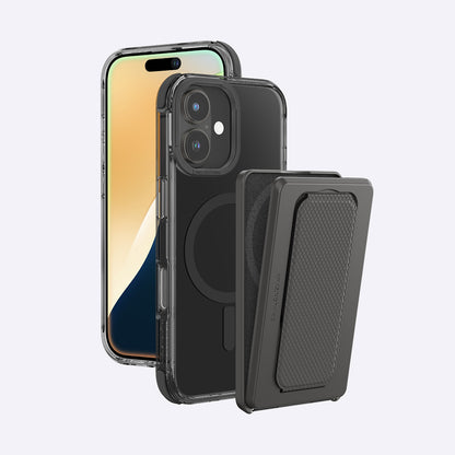 iPhone 16 Plus Kılıf M-safe Şarj Özellikli Standlı Set Amazingthing Omni Adventure Serisi Kılıf