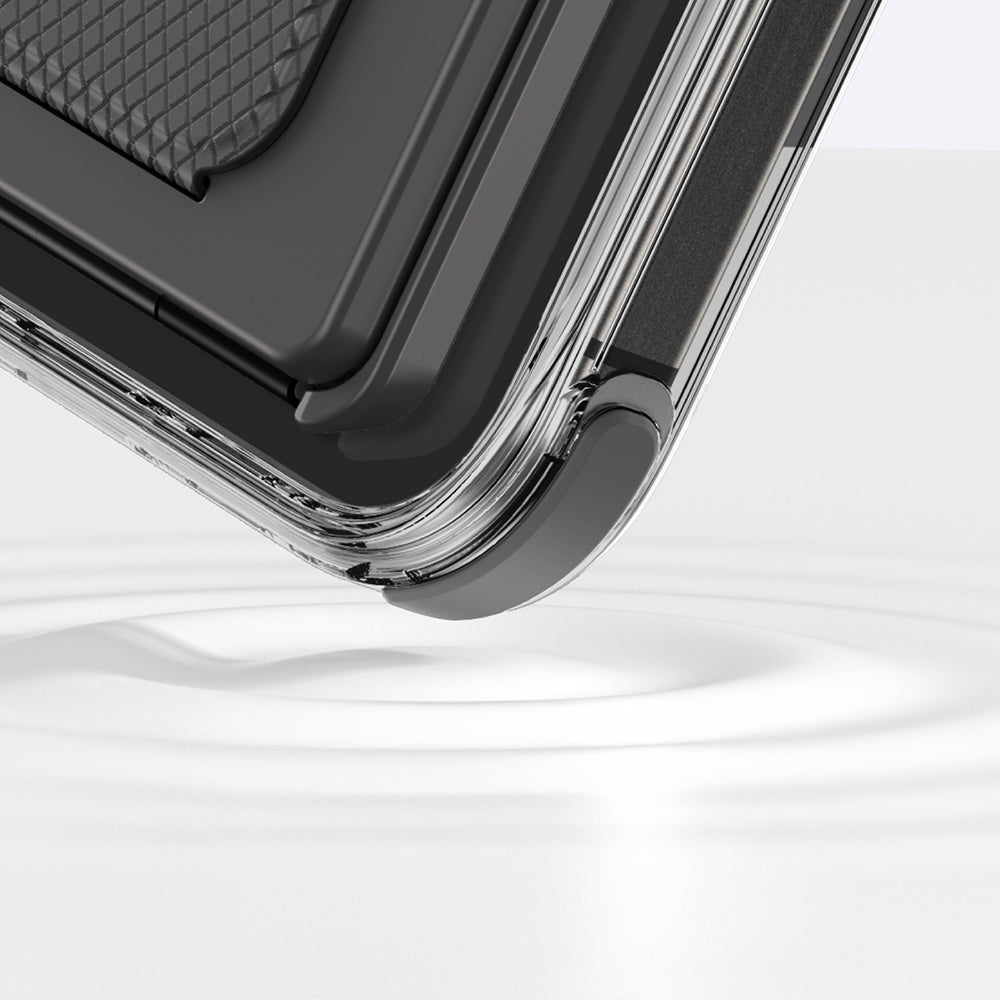Apple iPhone 16 Plus Kılıf Magsafe Şarj Özellikli Standlı Set Amazingthing Omni Adventure Serisi Kapak Siyah