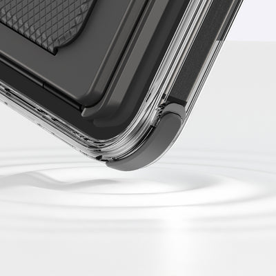 Apple iPhone 16 Plus Kılıf Magsafe Şarj Özellikli Standlı Set Amazingthing Omni Adventure Serisi Kapak Siyah