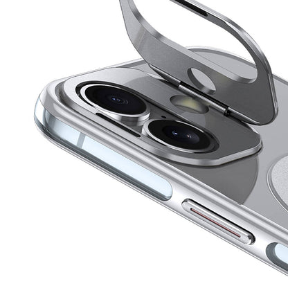 iPhone 16 Plus Kılıf M-safe Şarj Özellikli Wlons Standlı Efsane Kılıf