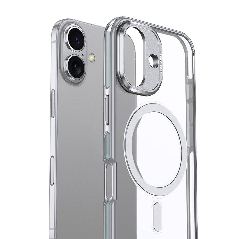 iPhone 16 Plus Kılıf M-safe Şarj Özellikli Wlons Standlı Efsane Kılıf