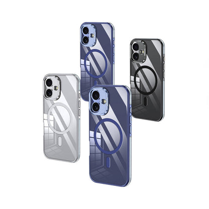 iPhone 16 Plus Kılıf M-safe Şarj Özellikli Wlons Standlı Efsane Kılıf