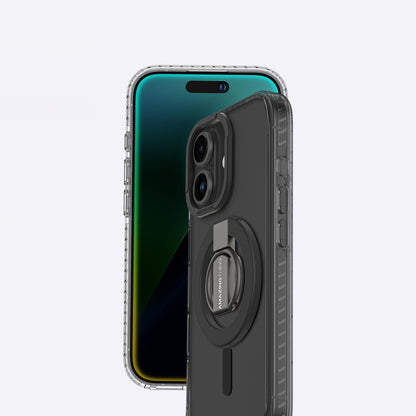 iPhone 16 Plus Kılıf M-safe Şarj Özellikli Yüzük Standlı Amazingthing Titan Pro Serisi Kılıf
