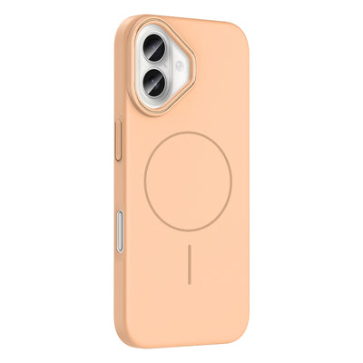 Apple iPhone 16 Plus Kılıf M-safe Şarj Özellikli Zore Ruby Sert Kapak Siyah
