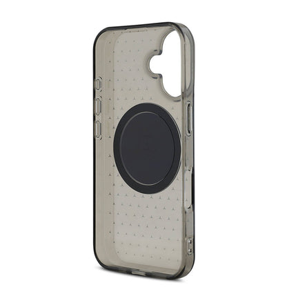 iPhone 16 Plus Kılıf Mercedes Benz Orjinal Lisanslı M-safe Şarj Özellikli Yıldız Desenli Transparan Kılıf