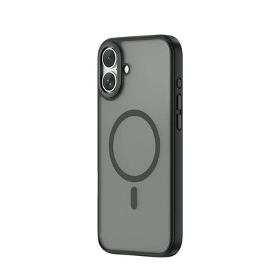 Apple iPhone 16 Plus Kılıf Wiwu FGG-012 ArmorPro Serisi Magsafe Şarj Özellikli Parmak İzi Bırakmayan Kılıf Gri