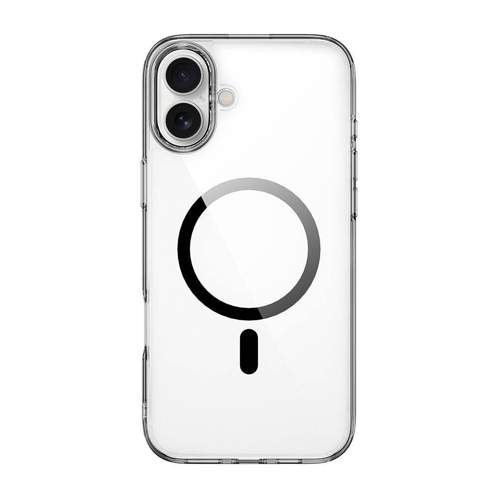 iPhone 16 Plus Kılıf Wiwu MCC-101 iShield Pro Serisi M-safe Şarj Özellikli Crystal Sert PC Kılıf