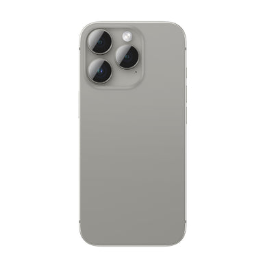 Apple iPhone 16 Pro Amazingthing Anti Reflective Kamera Lens Koruyucu + Kolay Uygulama Aparatlı Siyah