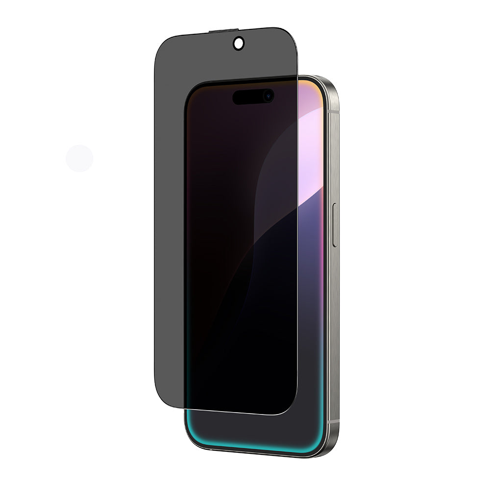 iPhone 16 Pro Amazingthing Titan Privacy Parmak İzi Bırakmayan Temperli Cam Ekran Koruyucu
