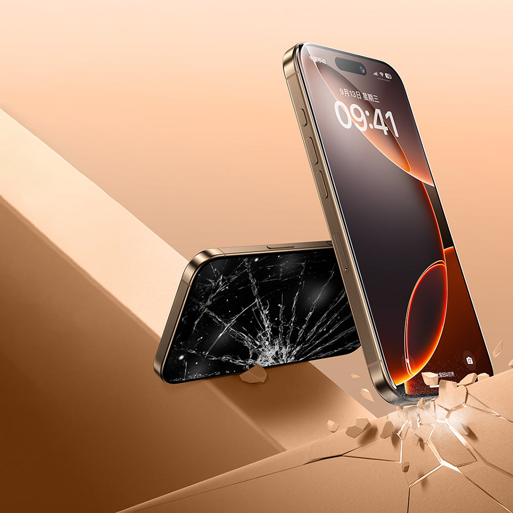 iPhone 16 Pro Benks 0.3mm InvisiWarrior Ekranı Tam Kaplayan Full Şeffaf Ekran Koruyucu