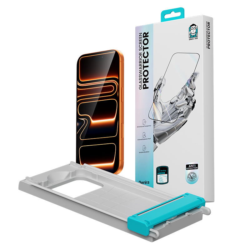 iPhone 16 Pro Benks Glass Warrior 2.0 AR-EZFita Cam Ekran Koruyucu + Kolay Uygulama Aparatı