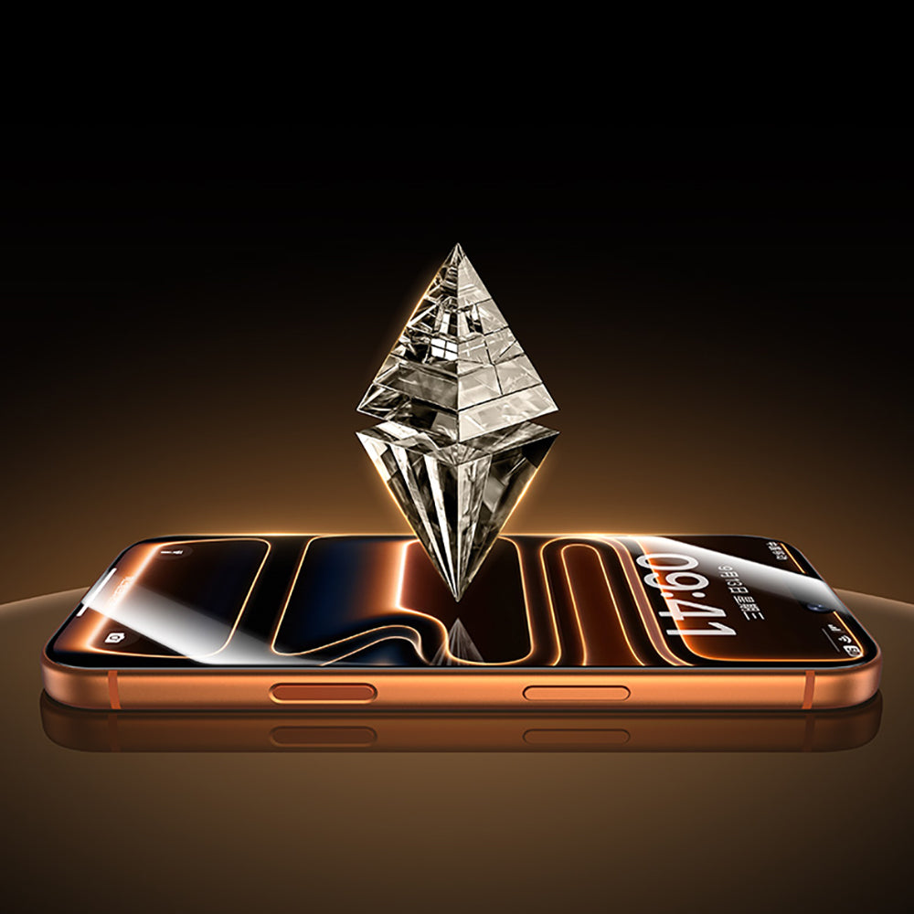 iPhone 16 Pro Benks Glass Warrior 2.0 EZFita Safir Cam Ekran Koruyucu + Kolay Uygulama Aparatı