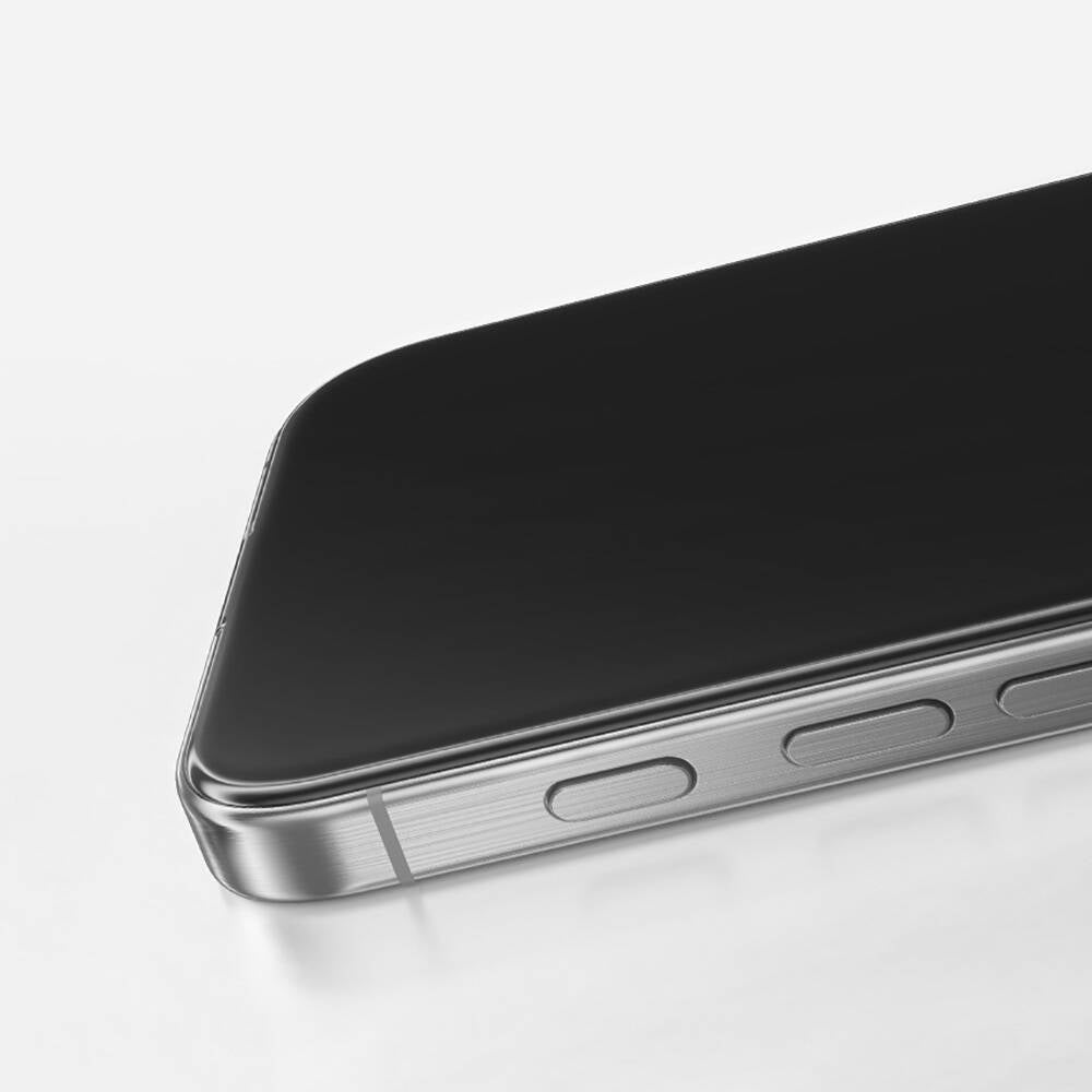 Apple iPhone 16 Pro Benks Glass Warrior HD 0.3mm Cam Ekran Koruyucu + Kolay Uygulama Aparatlı Siyah