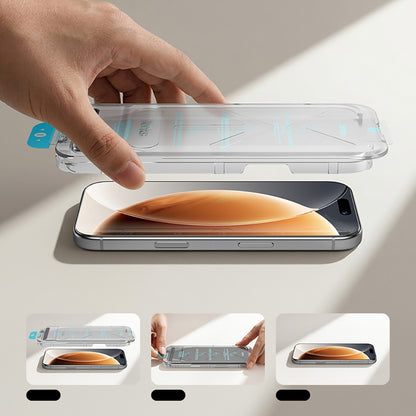 Apple iPhone 16 Pro Benks OmniWarrior Eye-Friendly Cam Ekran Koruyucu + Kolay Uygulama Aparatlı