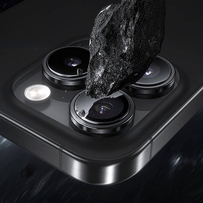 iPhone 16 Pro Benks Parlama Önleyici Glass Warrior Metal Kamera Lens Koruyucu