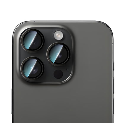 iPhone 16 Pro CaseWorld Alloy Serisi Oleofobik Anti Reflective Kamera Lens Koruyucu