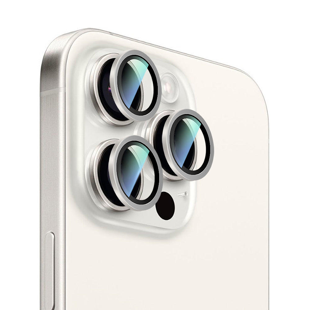iPhone 16 Pro CaseWorld Alloy Two-Color Serisi Lens Koruyucu