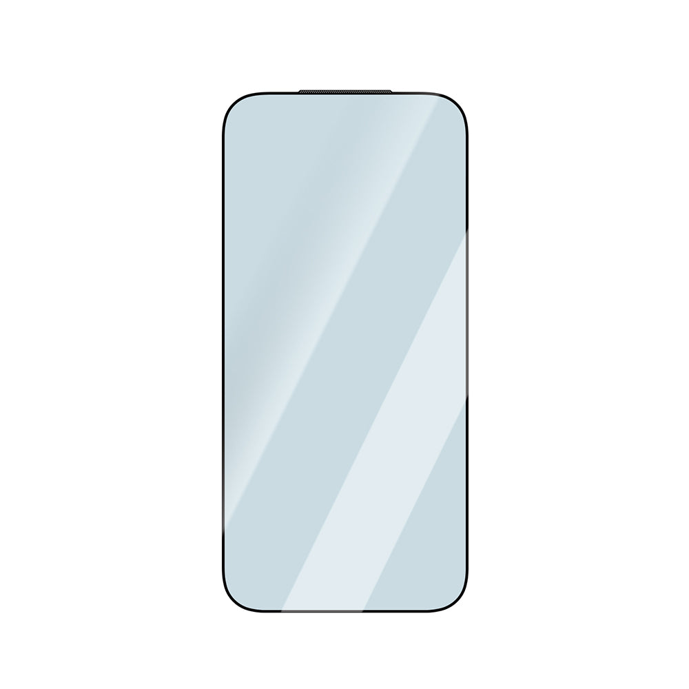 iPhone 16 Pro CaseWorld Applicator Serisi 2.5D Eyesafe Mavi Işık Teknolojili 0.33mm Temperli Cam Ekran Koruyucu + Uygulama Aparatı