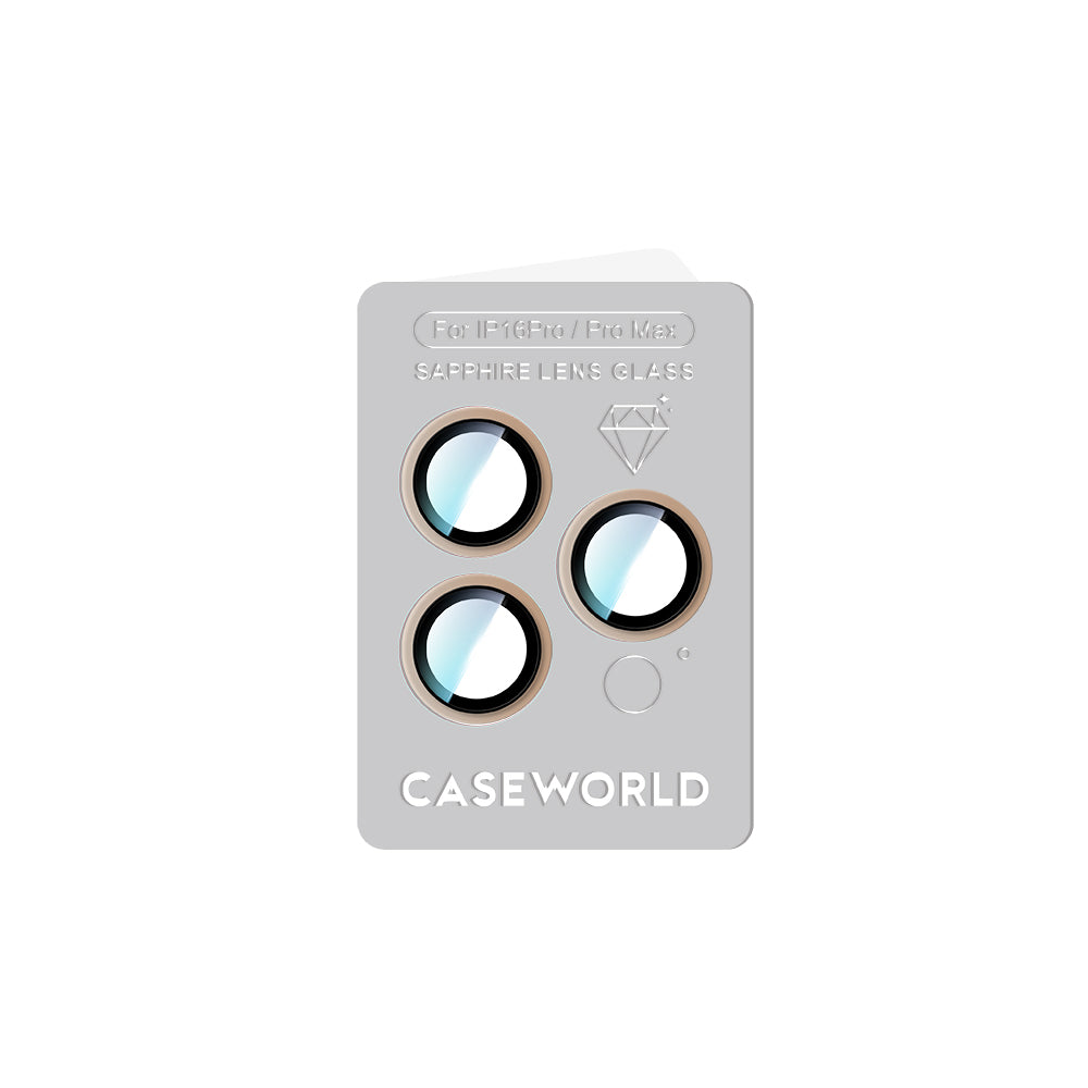 iPhone 16 Pro CaseWorld Sapphire Serisi Anti Reflective Lens Koruyucu