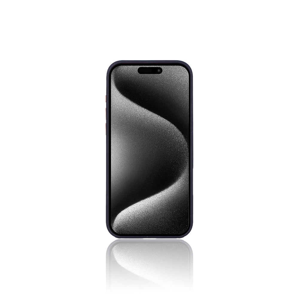 Apple iPhone 16 Pro Kılıf Askı Aparatlı Pynana Metal Grid Kapak Siyah