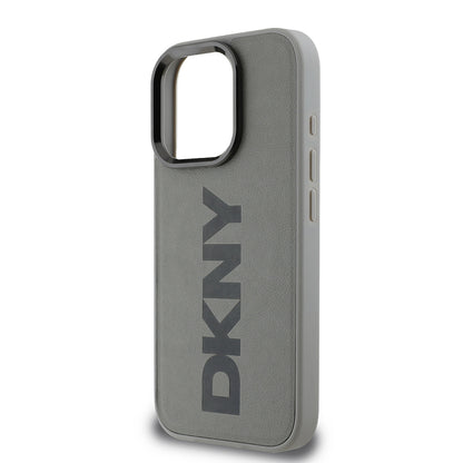 iPhone 16 Pro Kılıf DKNY Orjinal Lisanslı M-safe Şarj Özellikli PU Deri Plain Kılıf