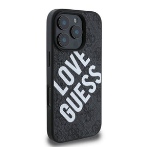 Apple iPhone 16 Pro Kılıf Guess Orjinal Lisanslı Big Love Guess Kapak