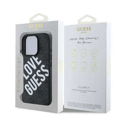 iPhone 16 Pro Kılıf Guess Orjinal Lisanslı Big Love Guess Kılıf
