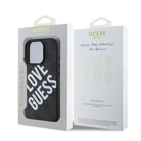 Apple iPhone 16 Pro Kılıf Guess Orjinal Lisanslı Big Love Guess Kapak