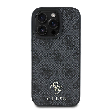 iPhone 16 Pro Kılıf Guess Orjinal Lisanslı M-safe Şarj Özellikli Small 4G Classic Kılıf