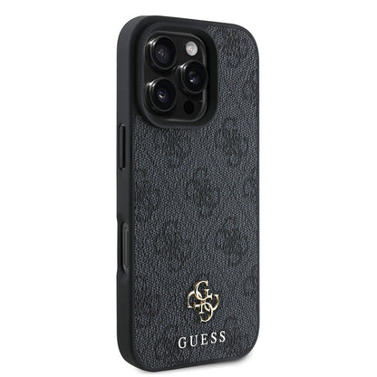 iPhone 16 Pro Kılıf Guess Orjinal Lisanslı M-safe Şarj Özellikli Small 4G Classic Kılıf